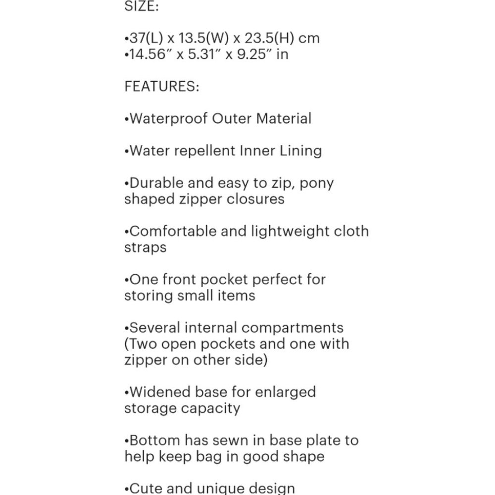 Waterproof Corgi Dumpling Tote Shoulder Bag Purse - Picture 5 of 13
